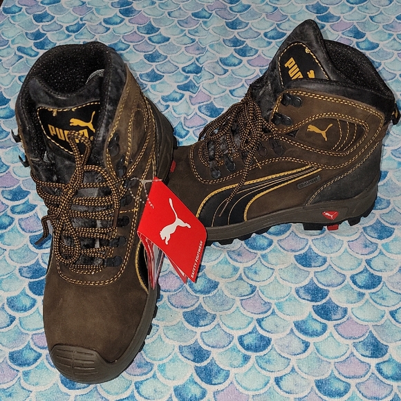 Puma Safety Sierra Nevada Mid Safety Boot Brown Mens Size 9 main image 13